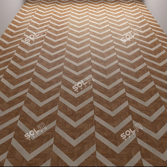 Elegant Wood Floor Collection 3D model image 3