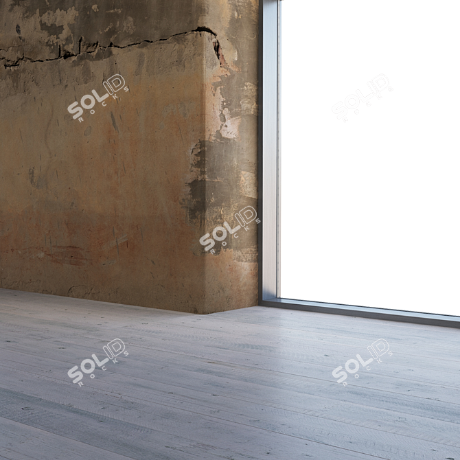 Seamless Plaster Texture - 4K Maps & Material 3D model image 3