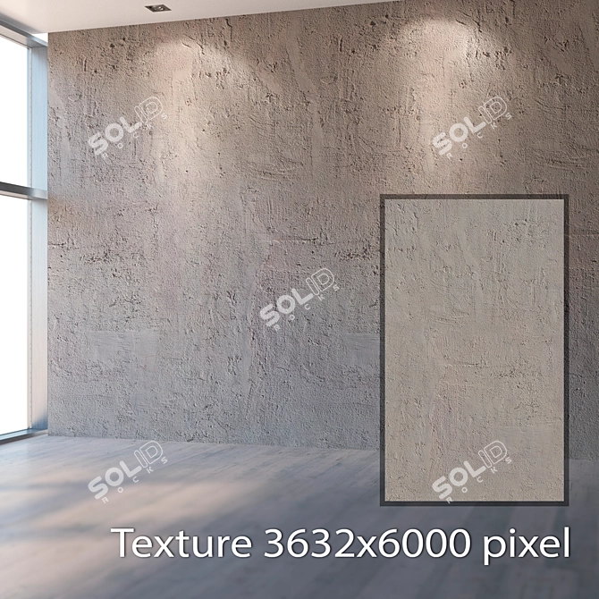 Seamless Plaster Texture Pack 3D model image 2