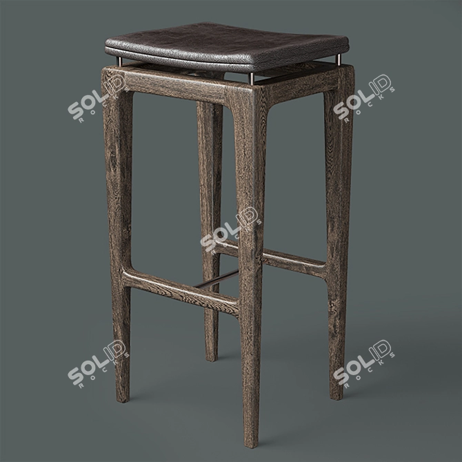 Elevate Your Bar Experience: OTAKU Bar Stool 3D model image 1