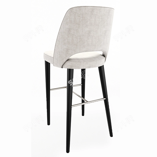 Elevate Your Space with Astor Bar Stools 3D model image 2