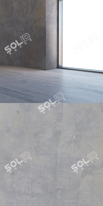 Seamless 4K Plaster Texture 3D model image 3