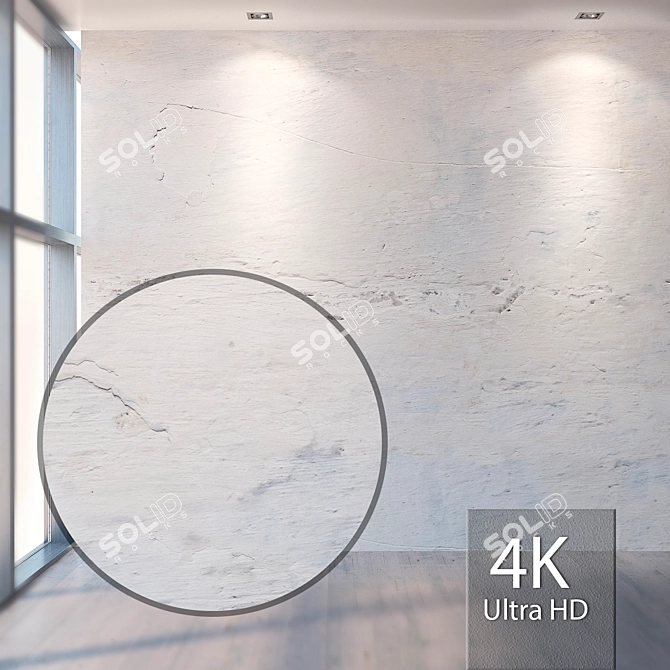 Seamless Plaster Texture | 4K Resolution 3D model image 1