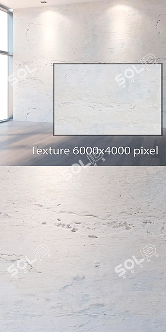 Seamless Plaster Texture | 4K Resolution 3D model image 2