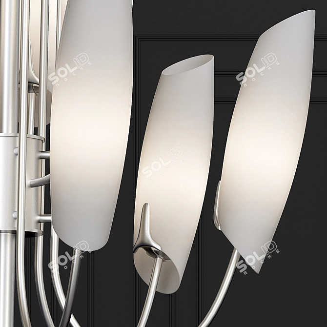 Stunning Stella 9-Light Chandelier 3D model image 2