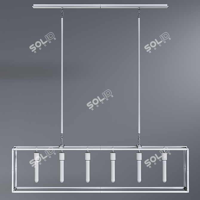 Modern Fillmore Pendant Light: Realistic 3D Model 3D model image 3