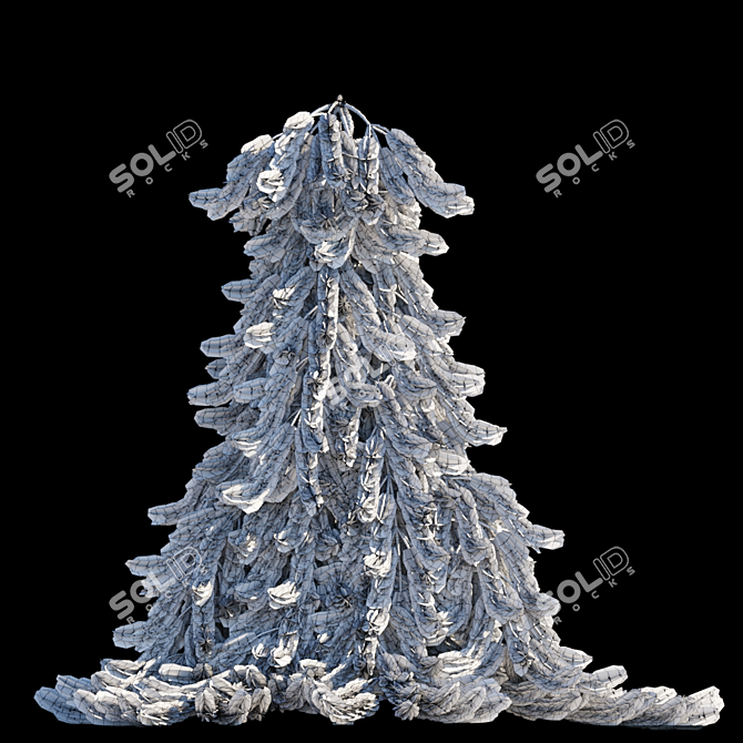 Elegant Weeping Norway Spruce 3D model image 2