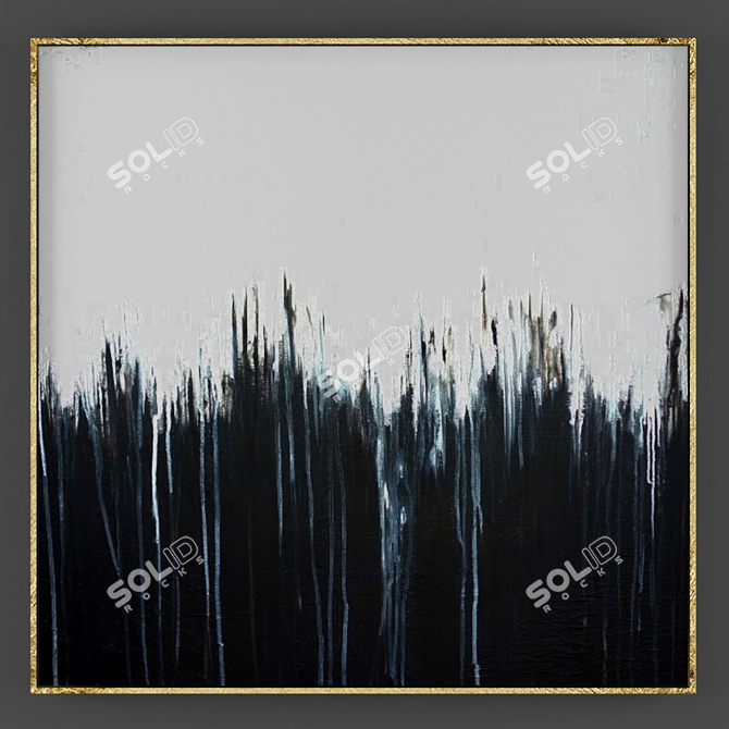 Modern Art Pictures Collection 3D model image 1