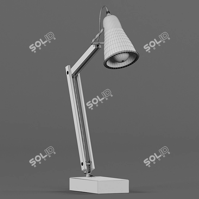 Elegant Desk Lamp 3D model image 2
