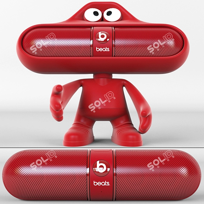 Beats Pill 2.0: Wireless Speaker 3D model image 1