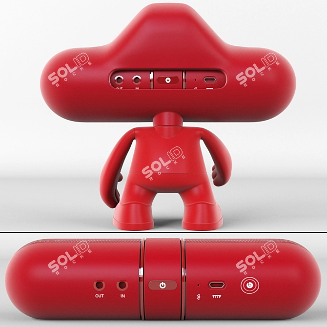 Beats Pill 2.0: Wireless Speaker 3D model image 2