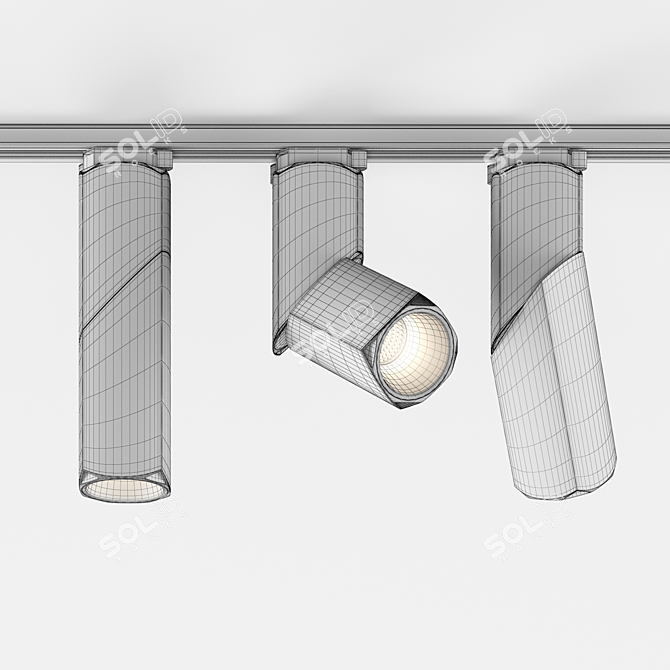 NOVOTECH UNION LED Track Lamp 3D model image 2