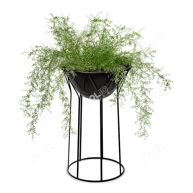 Circus Planter: Flower Perch 3D model image 1