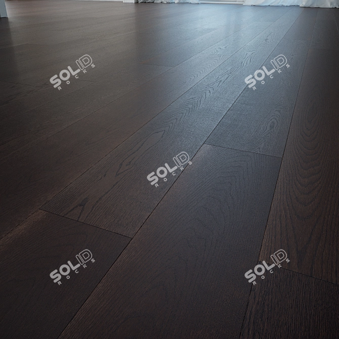 Tobacco Oak Floor  High Quality Wood Texture 3D model image 1