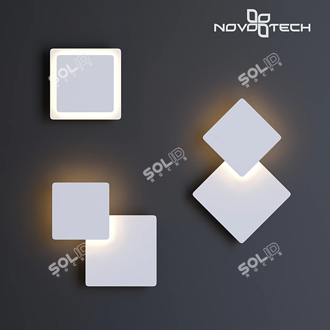 NOVOTECH 357858 SMENA LED Surface Mounted Lamp 3D model image 1