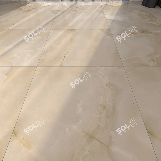 Luxury Marble Floor Tiles 3D model image 1