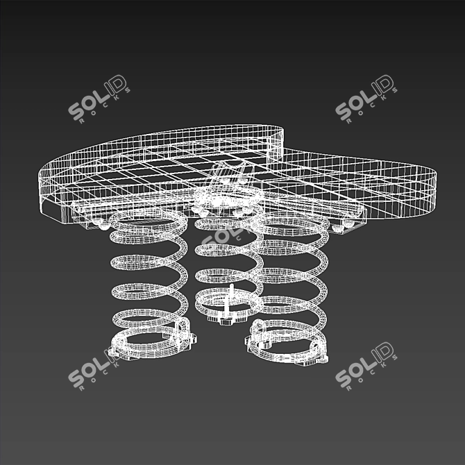  Kompan Springboard Rocking Chair 3D model image 2