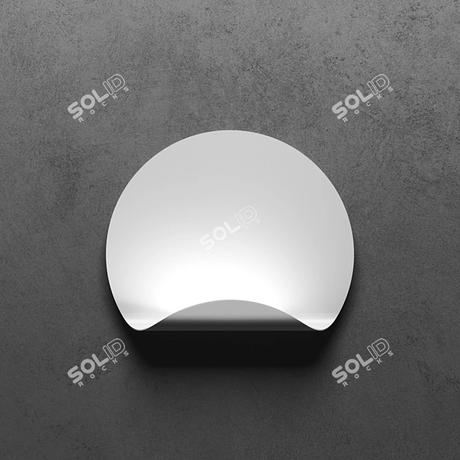 Minimalist Dinarco Wall Lamp 3D model image 1