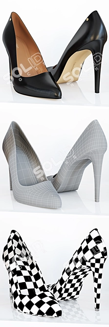 Brady: Stylish Calvin Klein Sneakers 3D model image 3