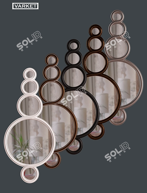 Title: Snowman Mirror Collection 3D model image 2