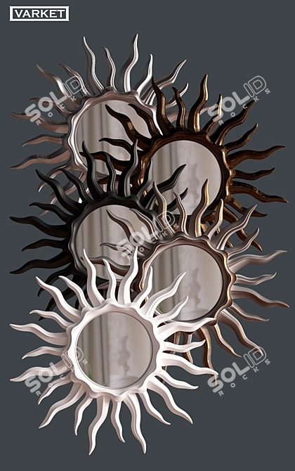 SUN Mirror Collection 3D model image 2