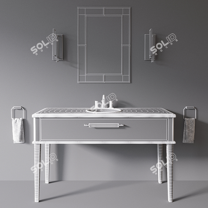 Riviere Black Nero Marquinia: Elegant and Versatile 3D model image 3