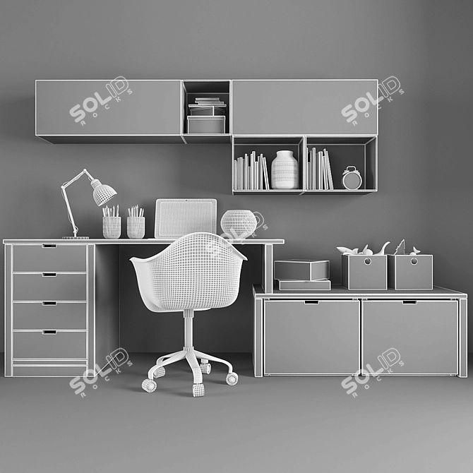 Kids Workzone Set: Organize and Play! 3D model image 3