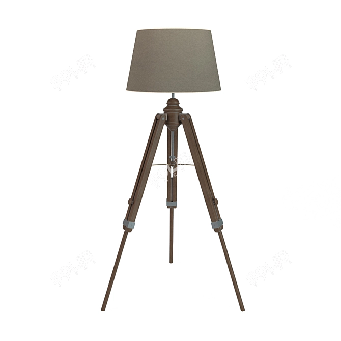 Sleek Floor Lamp: Augustin LEROY MERLIN 3D model image 1