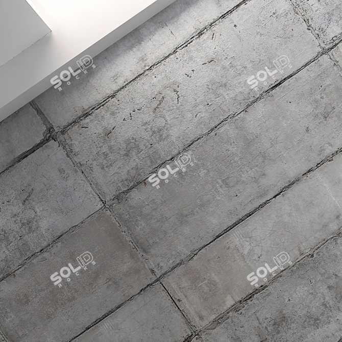 Seamless Concrete Texture 3D model image 2