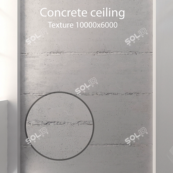 Seamless 4K Concrete Texture 3D model image 1