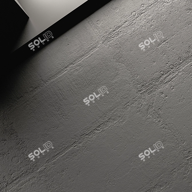 Seamless Concrete Ceiling Texture 3D model image 3