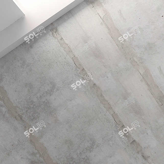Seamless Concrete Ceiling Texture- High Detail 3D model image 2