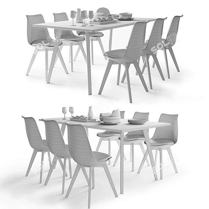 Elegant Milan Set from Signal 3D model image 3