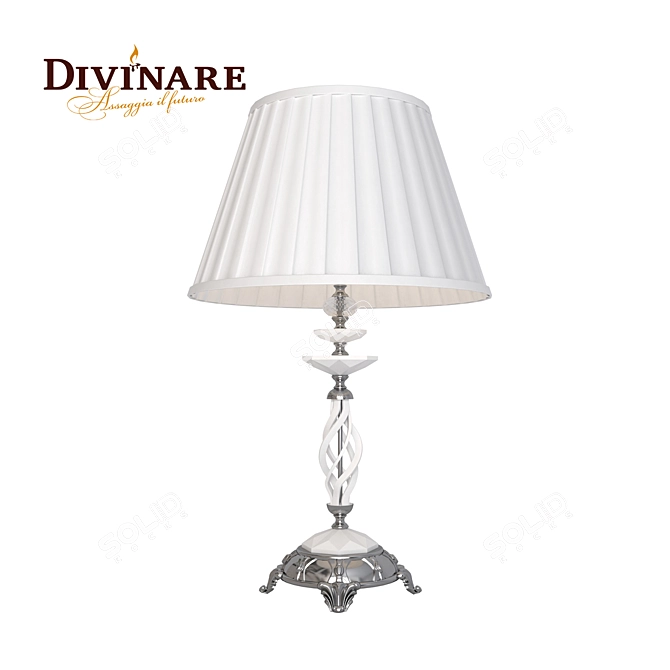 Divinare Cigno Crystal Chandelier 3D model image 1