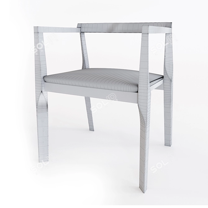 ErgoFlex Chair: Innovative Design 3D model image 3