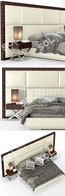 Capital Collection Bed Decor 3D model image 2