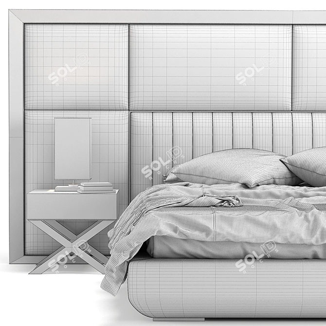 Capital Collection Bed Decor 3D model image 3