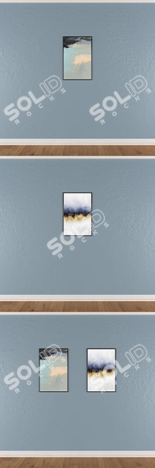 Elegant Wall Art Set 3D model image 3