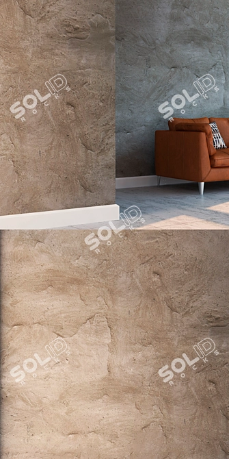 Title: Seamless High-Definition Plaster 3D model image 3