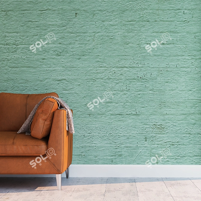 Seamless High Detail Stucco Texture 3D model image 2