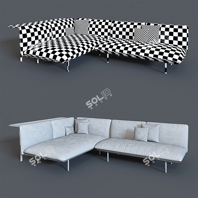 Modern Tribu Senja Sofa Set 3D model image 2
