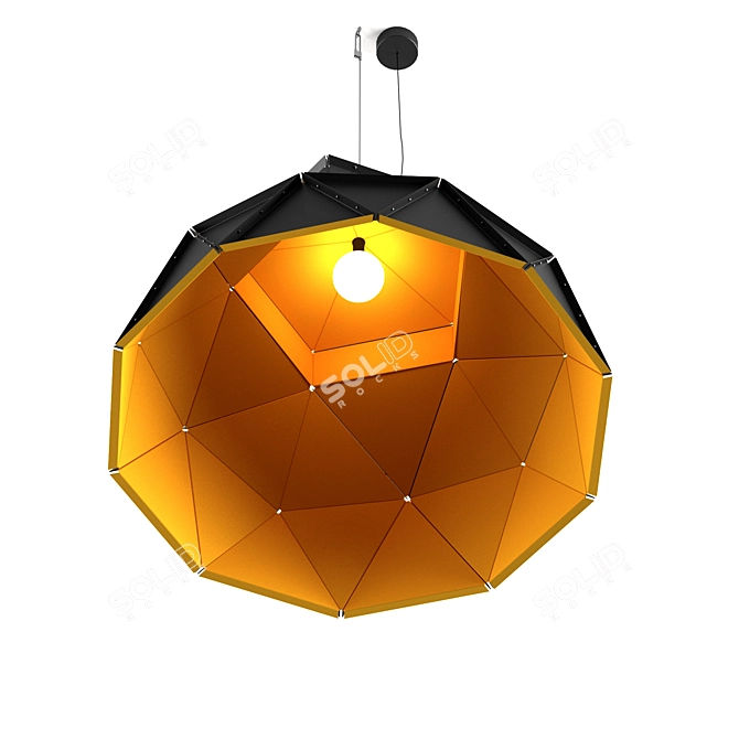 Apollo Pendant Light: Sleek Design for a Contemporary Ambience 3D model image 2