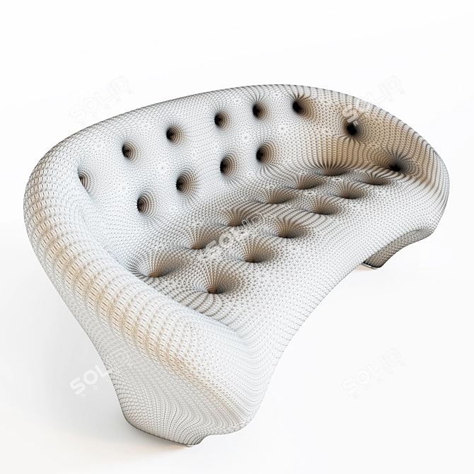 Contemporary Ploum Sofa by Bouroullec Brothers 3D model image 2