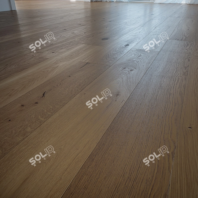 Bella Oak Flooring: Premium Quality, Stunning Design 3D model image 1