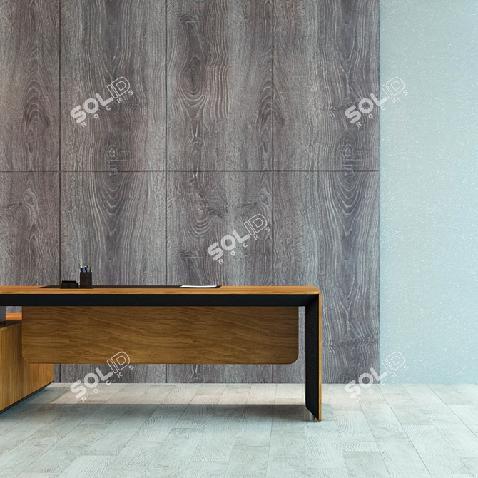 Seamless Wood Panel Texture 3D model image 3