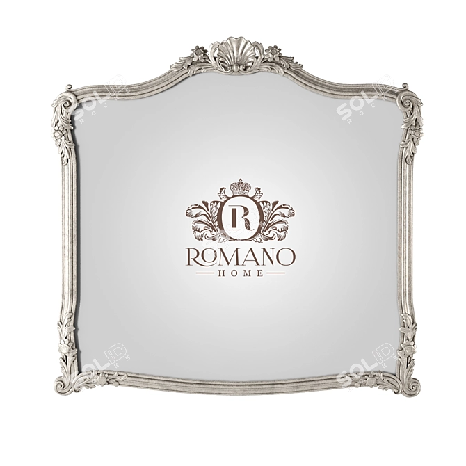 Elegant Olivia Large Mirror 3D model image 1