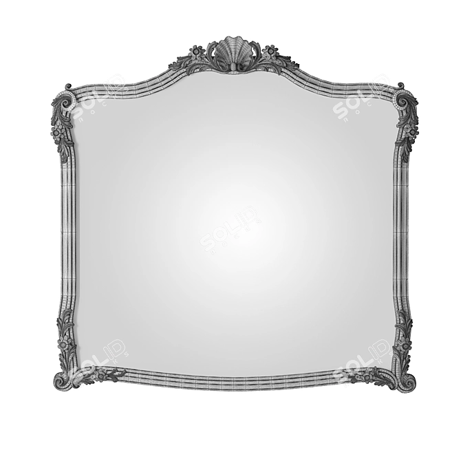 Elegant Olivia Large Mirror 3D model image 3