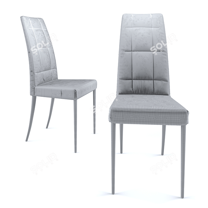 Ivana Chair: Stylish and Durable 3D model image 2