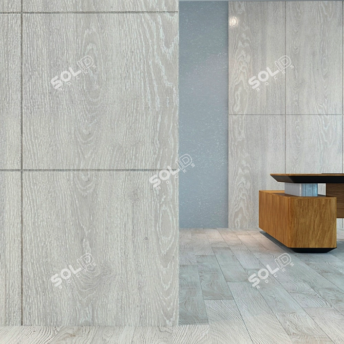 Title: Seamless Wood Panel Texture 3D model image 2