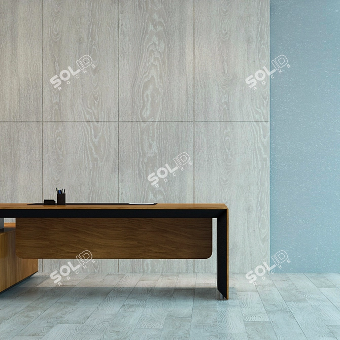 Title: Seamless Wood Panel Texture 3D model image 3